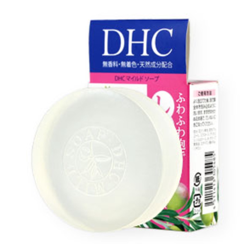 dhc-mild-soap-35g-ดีเอชซี-มายด์-โซฟ-สบู่ล้างหน้าที่มีส่วนผสมของ-olive-virgin-oil-และน้ำผึ้ง