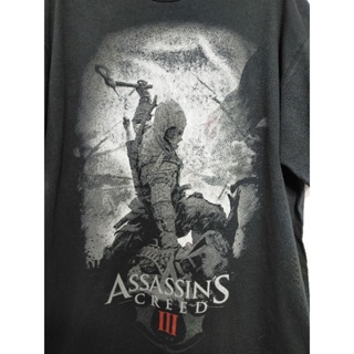 เสื้อยืด มือสอง ลายเกมส์ Assassins Creed อก 46 ยาว 28