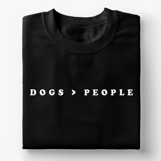 DOG &gt; OVER PEOPLE T-Shirt Men Women Statement Design Tee Shirt Minimalist_02