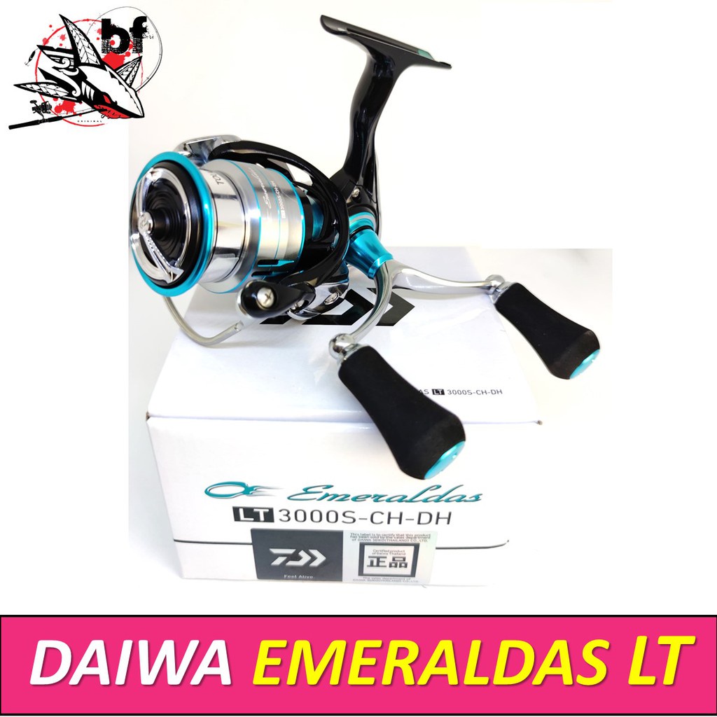 Moulinet Toupie Daiwa 19 Emeraldas LT 2500S-DH Double Poignée Haute Vitesse - Occasion