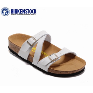 【Original】Birkenstock Salina womens shoes classic cork white matt slippers 35-41