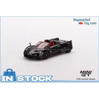 [Authentic] Mini GT 1/64 #417 Pagani Huayra Roadster Black LHD รถรุ่น