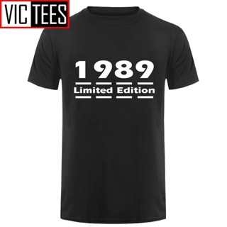 Cotton T-Shirt Men Limited Edition 1989 - Mens - 31 Colours - 30th Birthday - Present-Gift Print T Shirt Mens Hot T_03