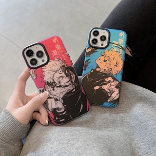 เคสโทรศัพท์มือถือ ผิวด้าน พิมพ์ลาย Jujutsu Kaisen สําหรับ iPhone 14 Pro 14Plus 13 12 Pro Max 11