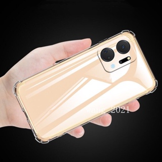 Ready Stock New Phone Case Honor X7a X9a 5G เคส Casing Four-corner Airbag Shockproof Clear TPU Anti-fall Protector Soft Case เคสโทรศัพท