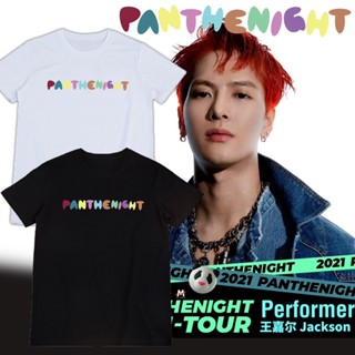  ใหม่เอี่ยมเสื้อเด็กหญิง PANTHEPACK Team WANG JACKSON GOT7 T-Shirt Fashion Male Female Cotton 1เสื้อยืด