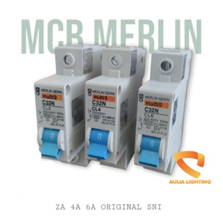 Mcb MULTI MERLIN GERLIN 2A 4A 6A SNI ORI HOLOGRAM แบตเตอรี่ PLN BENSER 450WATT 900WATT ของแท้