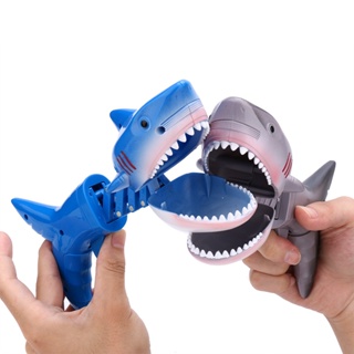ของเล่นคลิปไดโนเสาร์กัดมือ รูปปลาฉลาม แบบยืดหดได้ แบบสร้างสรรค์ สําหรับแม่ และลูก