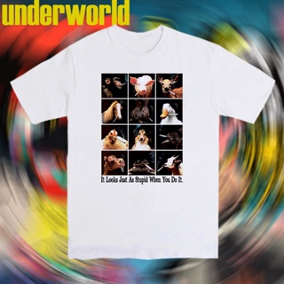 T-ShirtKaos เสื้อยืดวินเทจ IT LOOKS JUST STUPID สินค้าโดย Underworld S-5XL