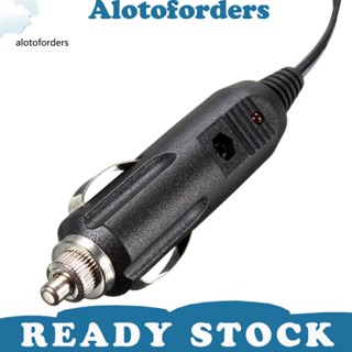 &lt;Alotoforders&gt; อะแดปเตอร์ชาร์จไฟ ที่จุดบุหรี่ในรถยนต์ 12V 24V DC ปลั๊ก 2 เมตร