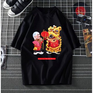 POP CLOSET TEDDY BEAR LION DANCE TSHIRT WOMEN MEN BEAR T-SHIRT WOMAN MAN COTTON FAMILY COUPLE SHIRT T恤舞狮家庭情侣装可爱泰迪熊_02