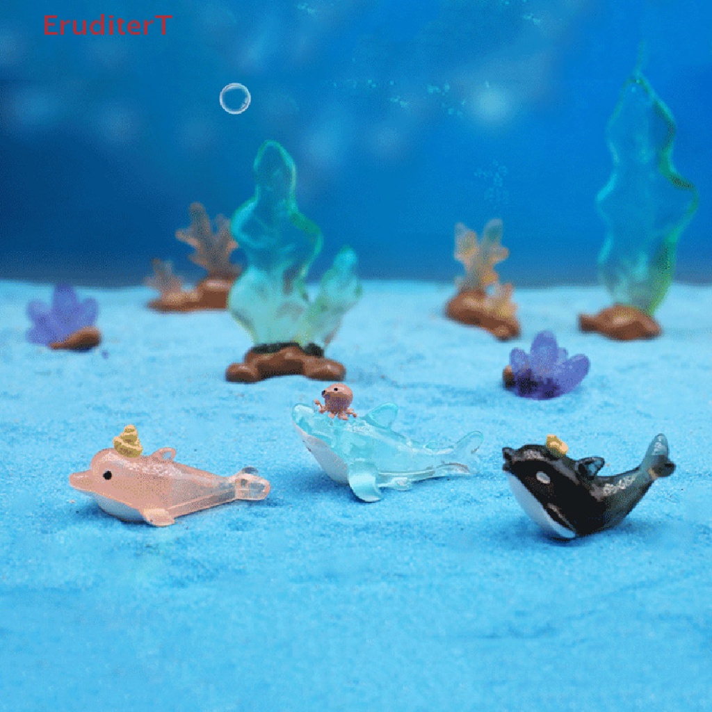 eruditert-ตุ๊กตาเรซิ่น-รูปการ์ตูนสัตว์ทะเลน่ารัก-diy-สําหรับตกแต่งบ้าน-ใหม่