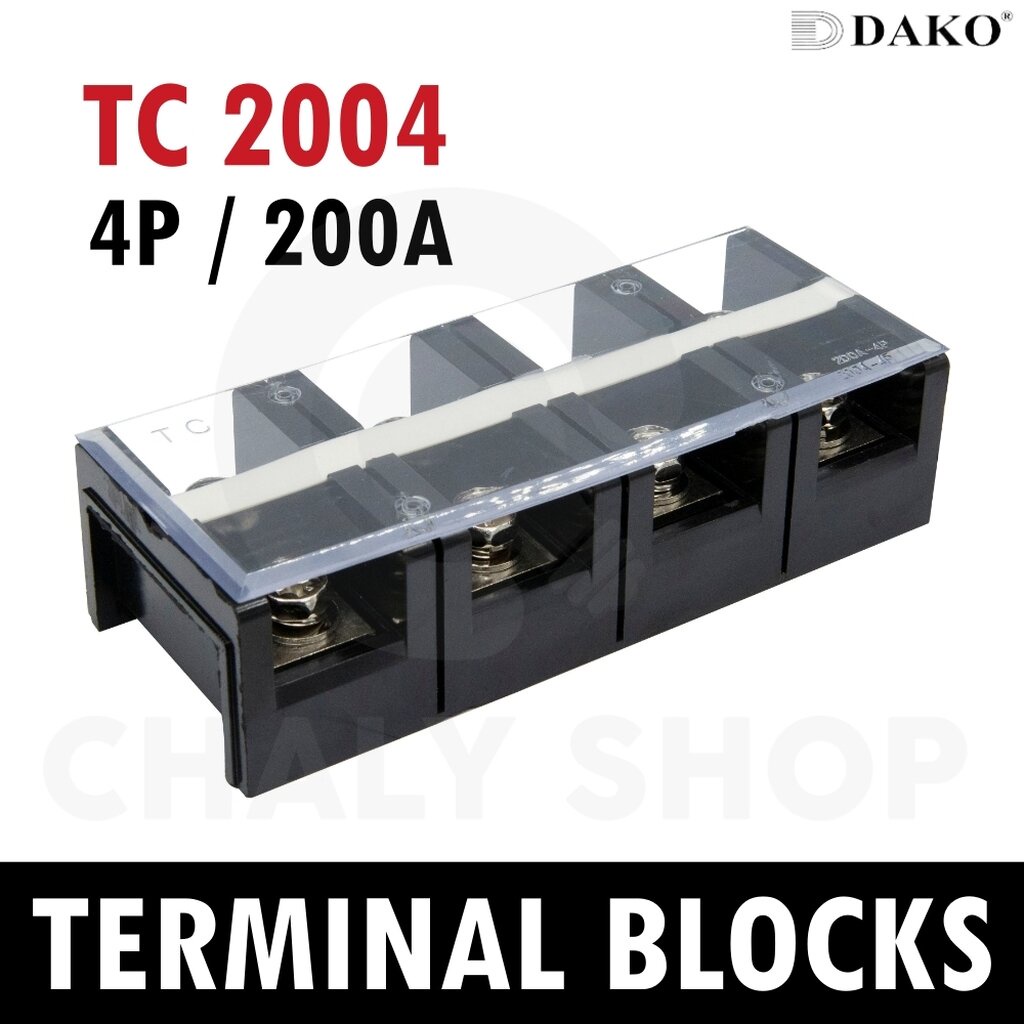 DAKO® TC 2004 4P 200A เทอร์มินอล (Terminal Blocks) | Shopee Thailand