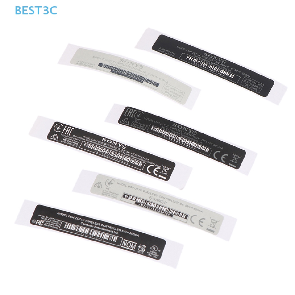 BEST3C 5 ชิ้นสติกเกอร์จับคอนโทรลเลอร์กลับสติกเกอร์ Lable Seal Barcode ...