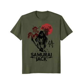 Yuanl5 {พร้อมส่ง เสื้อยืดแขนสั้น พิมพ์ลาย Cn Samurai Jack Epic Warrior Kanji Art Rock พลัสไซซ์ ของขวัญวันเกิด สําหรับผู้