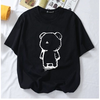 &lt;T-SHIRT PEREMPUAN LELAKI&gt; teddy bear vintage swag street wear women T-SHIRT COTTON BAJU WANITA/BESAR/OVERSIZE/PLUS_02