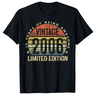 16 Year Old Gifts Vintage 2006 Limited Edition 16th Birthday T-Shirt_03