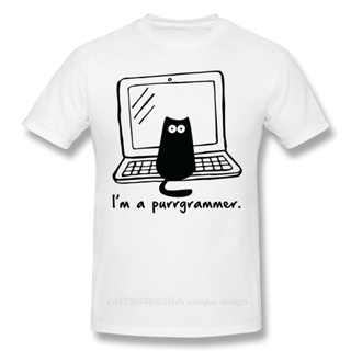 MenS Appreal Im A Purrgrammer Cats And Dogs Pets Top Quality Tee_02