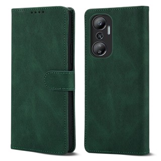 Infinix Hot 20 4G เคส เคสฝาพับ PU Leather Wallet Case Stand Holder Flip Infinix Hot20 4G เคส