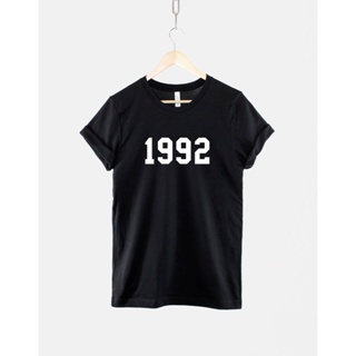 1992 30th Birthday Shirt - Made In Year Numbers T-Shirt The Korean version is comfortable and breathable_03