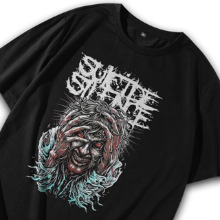 Kaos เสื้อยืดลําลอง แขนสั้น โลหะ ลาย Suicide Silence Original Band สไตล์พังก์ วินเทจ สําหรับเด็กผู้ชาย ผู้หญิง 293