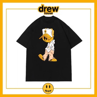 DREW HOUSE letter smiley cartoon short sleeve T-shirt men and women tide half-sleeve couples high street FOG cotton_01