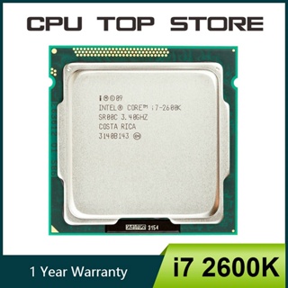 โปรเซสเซอร์ CPU Intel Core I7 2600K 3.4GHz SR00C Quad-Core LGA 1155 E6YX