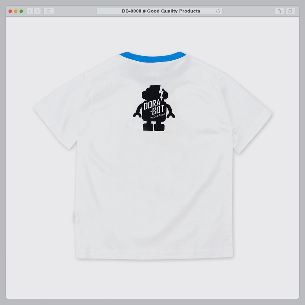 db-0008-dora-bot-t-shirts-เสื้อยืดเด็กคอกลม-ลายโดราบอท-ลิขสิทธิ์แท้
