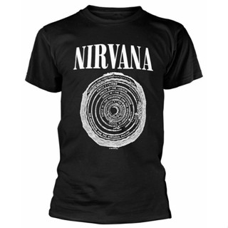 เสื้อยืดคอกลมราคา เสื้อยืด ผ้าฝ้าย พิมพ์ลาย Nirvana In Utero Circle Clic Grunge Rock Metal สําหรับผู้ชายS-4XL