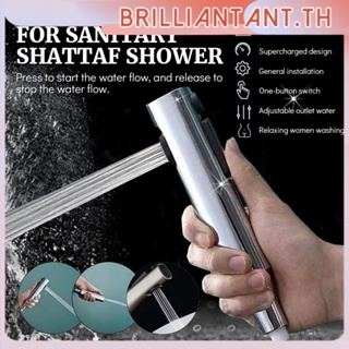 Bidet Spray Set Toilet Bidet Hose ที่วางฝักบัวแบบพกพา Toilet Douche Bidet Head Universal Abs อุปกรณ์ห้องน้ำ Bri