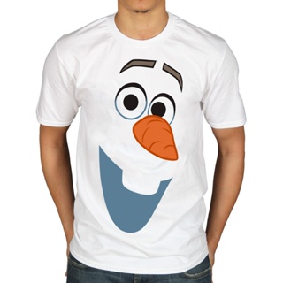 ❈❏∋Men T Shirt Disney Frozen Olaf The Snowman Face Movie Anime Anna Elisa_03