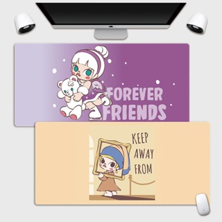 Bubble Mart แผ่นรองเมาส์✨หนานุ่ม ลายการ์ตูน น่ารัก cartoon mouse pad