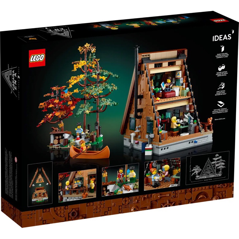กล่องสวย-พร้อมส่ง-lego-21338-a-frame-cabin-เลโก้ของใหม่-ของแท้-100