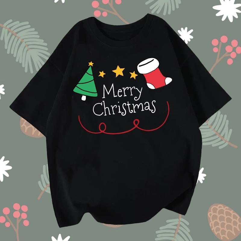 เสื้อยืด-merry-christmasเสื้อยืด