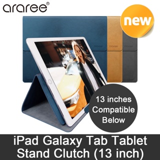 Araree iPad Galaxy Tap Tablet Stand Clutch 13inch Canvas Pouch Storage Korea