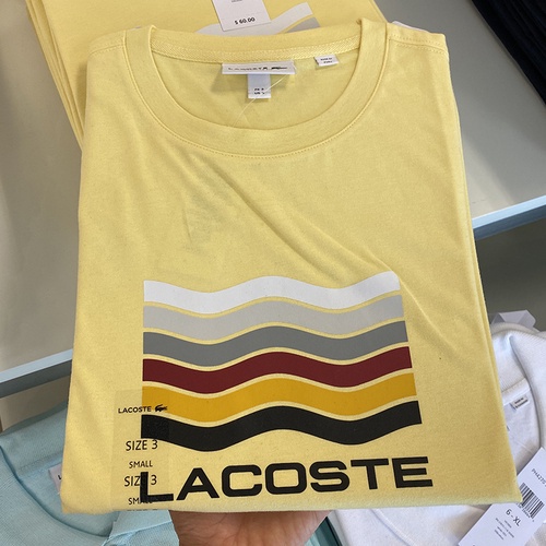 new-summer-new-york-dabao-lacoste-french-crocodile-mens-round-collar-casual-breathable-short-sleeve-t-shirtเสื้อยืด
