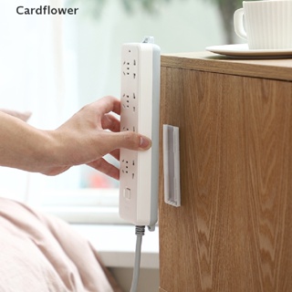 &lt;Cardflower&gt; สติกเกอร์ติดผนัง มีกาวในตัว ไม่ต้องเจาะรู สําหรับจัดระเบียบสายไฟ ปลั๊กพ่วง