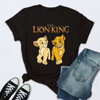 Hakuna Matata Cute Women T Shirt Harajuku 90s Ullzang The Lion King T-shirt Cartoon Tshirt Graphic Printed Top Tees_05