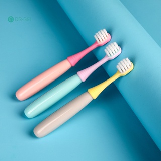 Dr BEI แปรงสีฟัน แบบมือถือ นิ่ม ปลอดภัย สําหรับดูแลเด็ก 3 ชิ้น