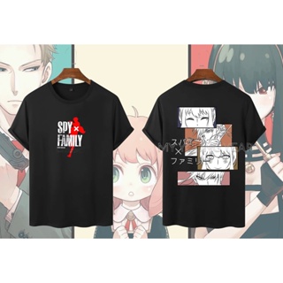 เสื้อ Spy X Family Shirt Anime T-shirt Local Clothing HD Print Kawaii Shirt Unisex Street Tops_03