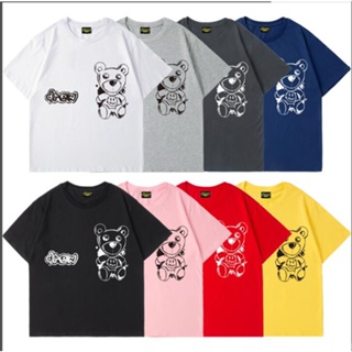 **Ready Stock**Drew new logo bear print casual short-sleeved round neck T-shirt_03