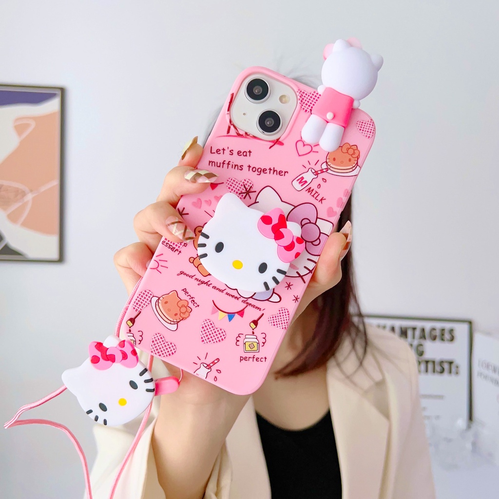 sanrio-เคสโทรศัพท์มือถือ-ลาย-hello-kitty-3d-พร้อมสายคล้อง-สําหรับ-oppo-a17-a76-a96-a57-a74-a94-a15-a15s-a93-a92-a52-a31-a53-a5-a9-2020-a5s-a12