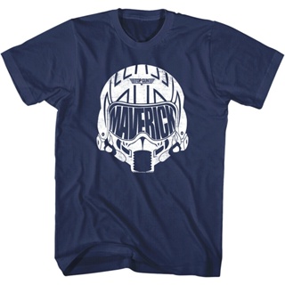 Hot Sale Gun Maverick Pilot Helmet Fighter Callsign Tom Cruise Creative T-Shirt Mens_09