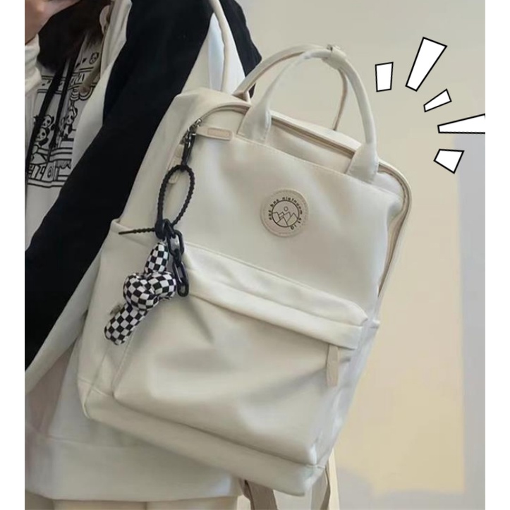 กระเป๋าเป้สะพายหลังเกาหลีน่ารัก-unisex-กระเป๋านักเรียน