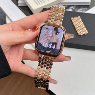 สายนาฬิกาข้อมือสเตนเลส รูปเกล็ดปลา เข้าได้กับ Apple Watch Series 1 2 3 4 5 6 SE 7 8 Ultra Size for 42 44 45 49 มม. 38 40 41 มม.