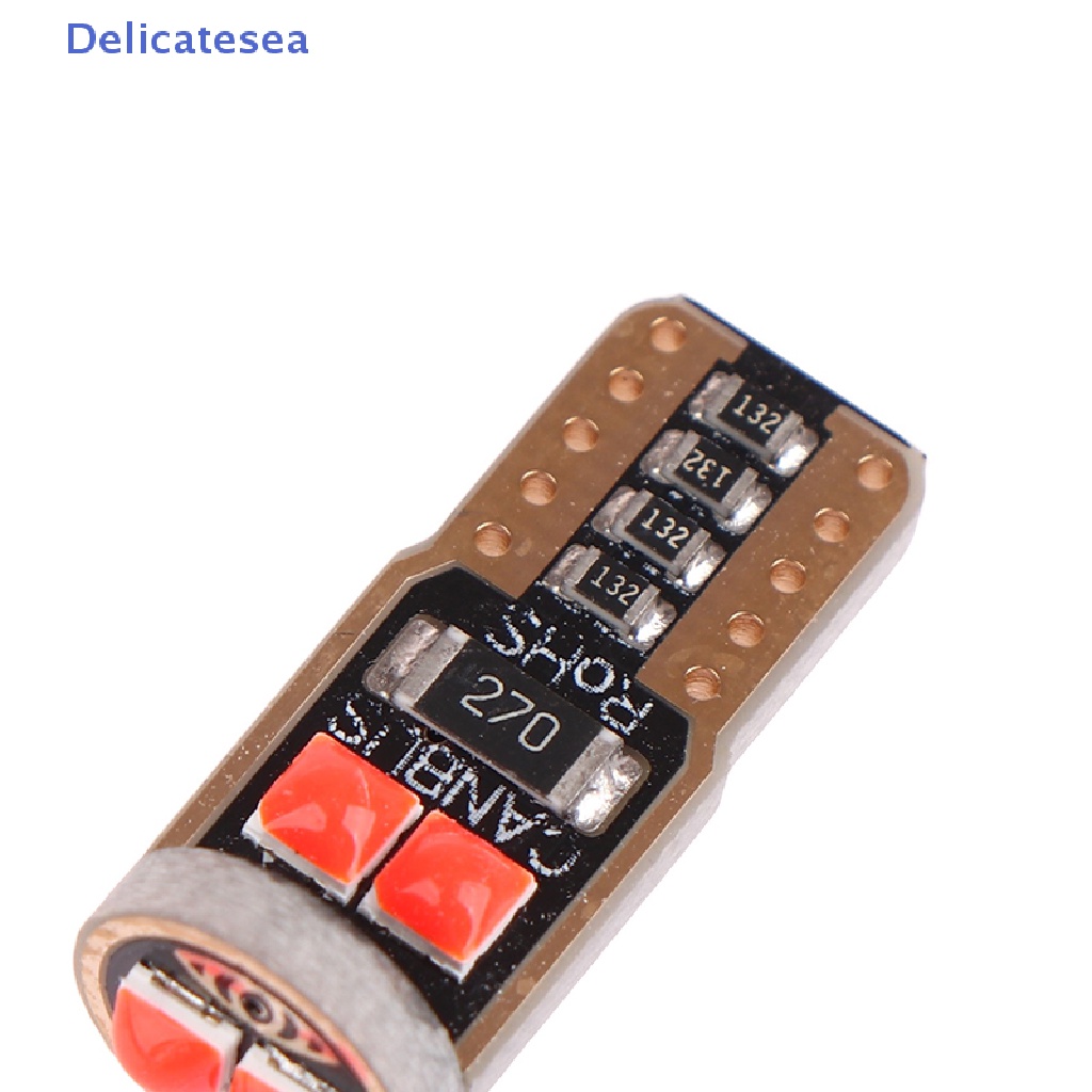 delicatesea-หลอดไฟ-led-t10-w5w-6smd-3030-ขนาดเล็ก-สําหรับติดตกแต่งภายในรถยนต์-2-ชิ้น