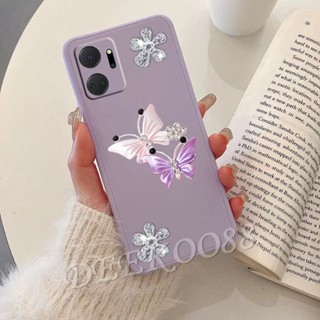 เคสโทรศัพท์มือถือ ลายการ์ตูนผีเสื้อน่ารัก สําหรับ Honor X9a X8 X7a X6 4G 5G HONORX9A HONORX7A