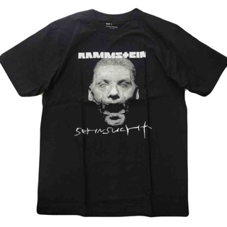เสื้อวง Rammstein เสื้อยืดแขนสั้น Rammstein เสื้อยืด vetements x rammstien