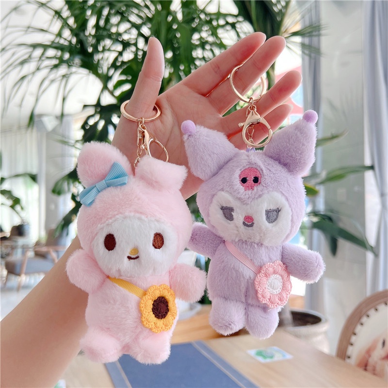 sanrio-พวงกุญแจ-จี้ตุ๊กตาเมโลดี้-ซานริโอ้-ซินนาม่อนโรลน่ารัก-แบบนิ่ม-สําหรับห้อยกระเป๋า