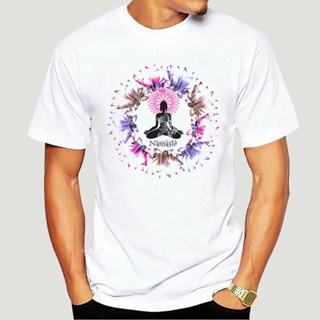 Men T-Shirt Femmes Namaste Zen Lotus Fleurs Yoga M&amp;eacuteditation Buddha Imprim&amp;eacute Tsz4 Cool  Shirt Funny Tops _04